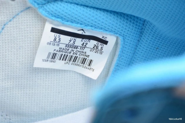Reps TBkick High 555088-117 Retro OG Jordan 'UNC' 1 Air 0702